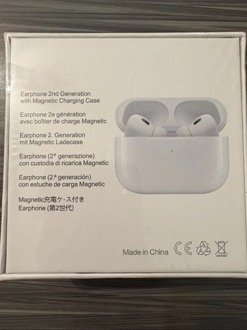 Lot of 3—-Wireless Earphones 2nd Generation with Magnetic Charging Case - White
